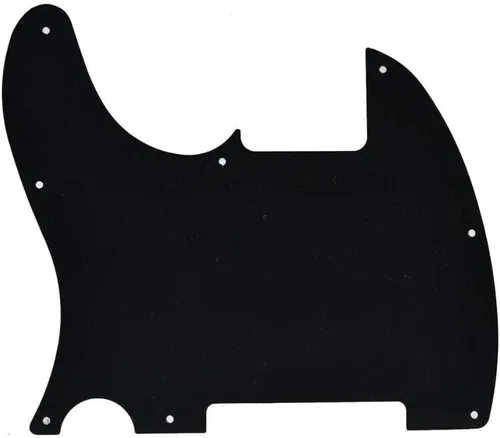 Miniatura 3 de KAISH Golpeador de 8 agujeros, liso, para guitarra Telecaster Esquire, perla de abulón