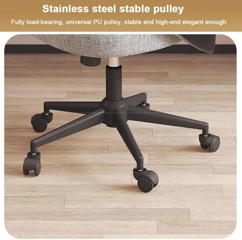 Miniatura 7 de Ergonomic Office Chair with Armrests and Wheels, Wide Seat Desk Chairs for Home Office, Apartment, Vanity