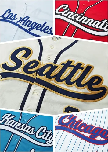 Miniatura 2 de Camiseta cosida de béisbol Milwaukee personalizada para hombres/mujeres/jóvenes para fanáticos de los deportes