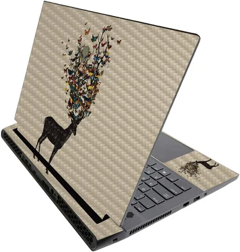 Miniatura 291 de MightySkins - Skin brillante con purpurina para Alienware M17 R3 (2020) y M17 R4 (2021) - Diversión de los años 90 Acabado duradero con purpurina