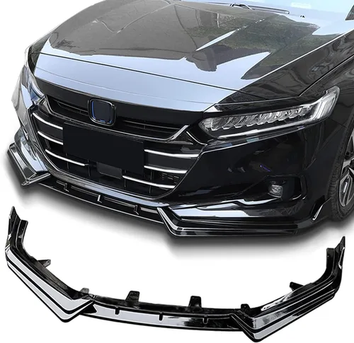 Archaic Borde de parachoques delantero compatible con Honda Accord 10.5th Sedan SE/EX-L/LX/Sport/Touring 2021 2022, kit de carrocería divisor debajo