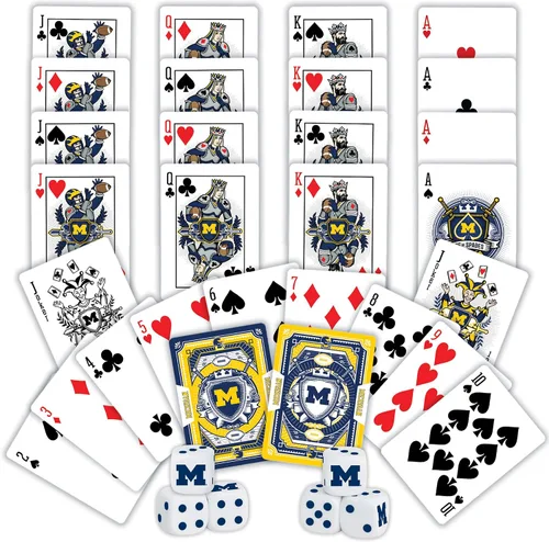 Miniatura 19 de MasterPieces Game Day - NCAA Texas A&M Aggies - Paquete de 2 cartas de juego y dados - Juego con licencia oficial para adultos y familia