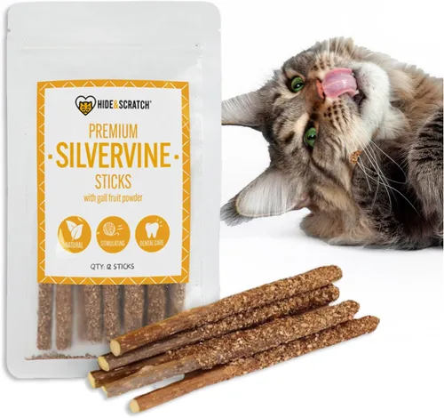 Miniatura 6 de Hide & Scratch Bolas de hierba gatera Silvervine prémium (paquete de 3) – Todo natural, tejido a mano para estimular el juego y promover la salud