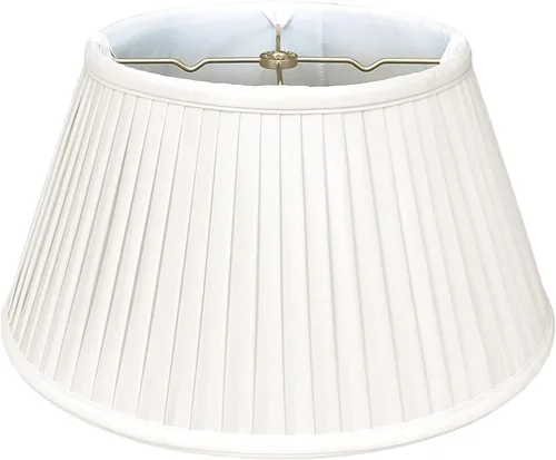 Miniatura 9 de Royal Designs - Pantalla básica plisada lateral de 6 vías, cáscara de huevo, 9.5 x 15 x 8 pulgadas Eggshell