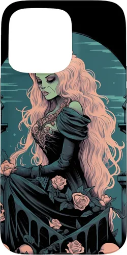 Miniatura 27 de Funda para iPhone 13 Pro Gothic Girl Pastel Goth Wiccan Pagan Anime Nu Goth Grunge