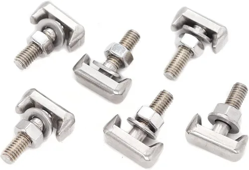 Miniatura 2 de Pernos de batería, terminales de poste de batería y tuercas, terminal de tornillo, perno de batería de terminal lateral, paquete de 6, para GMC