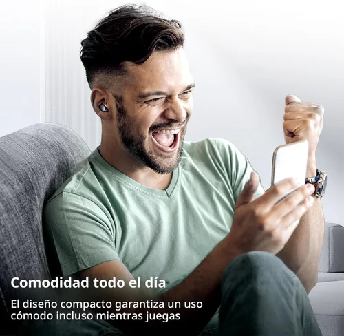 Miniatura 7 de kurdene Auriculares inalámbricos Bluetooth de 5.3 pulgadas, auriculares ligeros, sonido de graves profundos, micrófonos integrados, auriculares