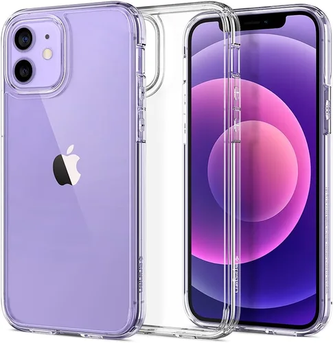 Miniatura 40 de Spigen Funda para iPhone 12 Mini, ultra híbrida, sin anillo magnético, antiamarilleo, transparente