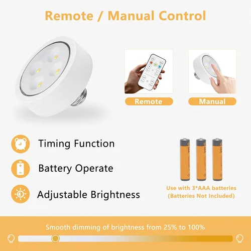 Miniatura 7 de Juego de 2 apliques de pared inalámbricos vintage negros a pilas, luces LED inalámbricas con control remoto, para dormitorio, casa de campo
