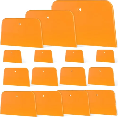 Frienda - Juego de esparcidores de relleno para carrocería de plástico para aplicación de masillas, esmaltes, calafates y pintura (6 piezas, 3