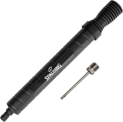 Spalding Sports Ball Pump Kit | Ideal for Basketball, Volleyball, Football, Soccer Ball & Rugby Ball | Complete Hand Pump Kit with Needles
