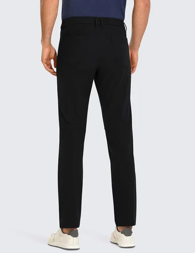 Miniatura 2 de CRZ YOGA Pantalones de golf cómodos para todo el día para hombre con 5 bolsillos, 303234 pulgadas, de secado rápido, ligeros, casuales, para trabajo