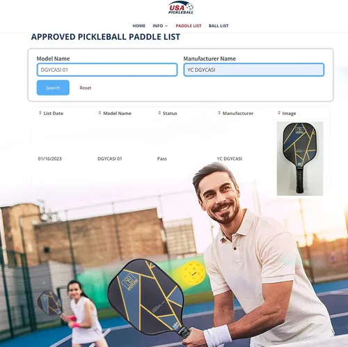 Miniatura 6 de YC DGYCASI Pickleball Paddles Set of 2, USAPA Approved Carbon Fiber Pickleball Set, Lightweight Pickle Ball Rackets 2 Pack, 2 Outdoor Pickleball, 2
