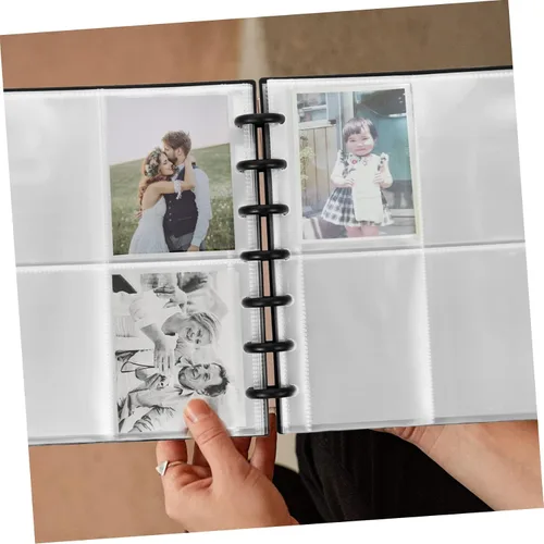 Miniatura 2 de Zerodeko Mini Photo Album for Photocard Collection Hand-made Storage Book Pages Elegant Design for Souvenirs and Memories Lightweight and Portable