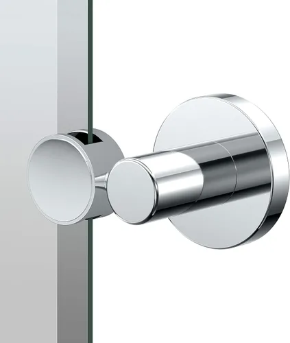 Miniatura 2 de Gatco 4669 Reveal - Espejo ovalado sin marco de 26.5 pulgadas de alto, cromado/montado en la pared, 26.50 pulgadas de alto x 23.38 pulgadas