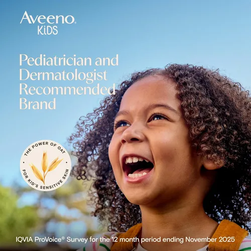 Miniatura 3 de Aveeno Kids Champú y acondicionador hidratante 2 en 1, limpia, acondiciona y desenreda suavemente el cabello de los niños, formulado con extracto