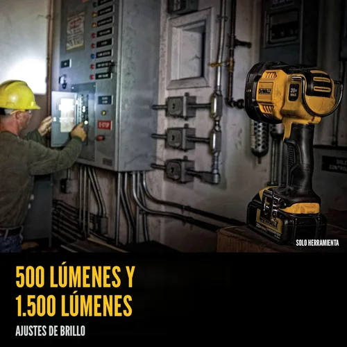 Miniatura 12 de DEWALT Luz de trabajo LED máxima 20V, cabeza pivotante (DCL043)