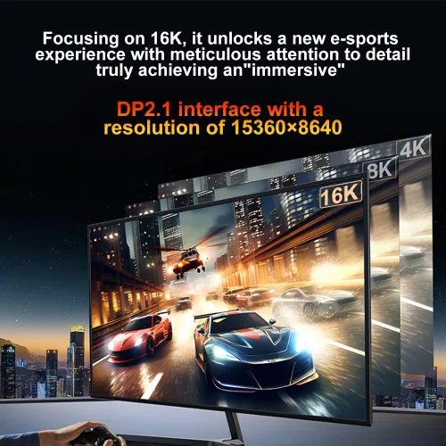 Miniatura 6 de Cable USB C a DisplayPort 2.1, 16K @30Hz 8K a 120Hz 4K @240Hz, cable Thunderbolt 5 a DP, 40Gbps, tipo C compatible con MacBook Pro M4, M3, iPhone 16