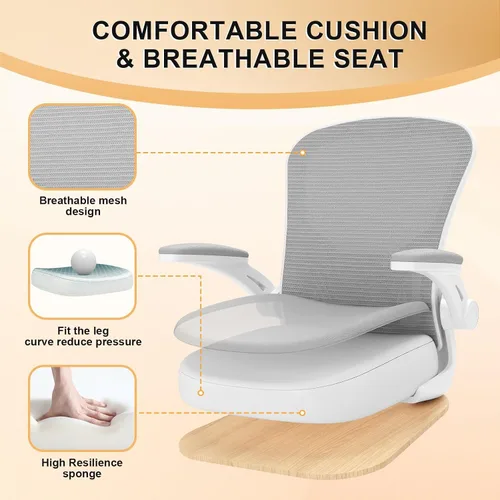 Miniatura 6 de Synorla Silla de oficina, sillas de escritorio ergonómicas de 330 libras de capacidad, silla de computadora de malla con respaldo alto