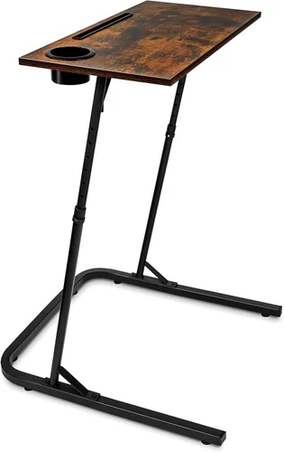 ikkle Escritorio ajustable para entrenamiento de bicicleta, estación de trabajo portátil, escritorio de pie para ciclismo interior y entrenador de