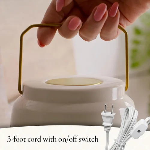Miniatura 6 de Candle Warmers Calentador de iluminación de toldo Chelsea Lantern: úsalo con cualquier cera derretida
