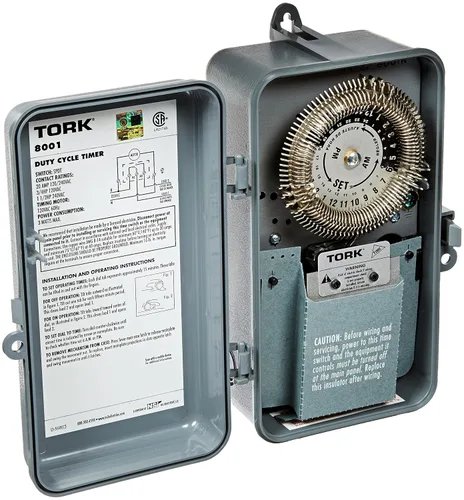 Miniatura 2 de NSI - 8001-N TORK una marca de NSI Industries, LLC serie 8000 Muchas operaciones diarias de encendido/apagado por día ciclo de trabajo 24 horas