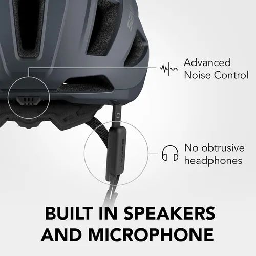 Miniatura 3 de Sena Casco de ciclismo inteligente C1 Mate blanco