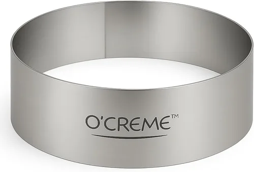Miniatura 8 de O'Creme Anillo para Pastel de Acero Inoxidable Resistente Redondo Molde de Anillo para Pastel Mousse para Hornear, Decoración de Pasteles de Postre