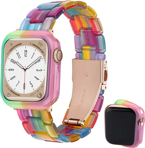 Miniatura 9 de Correa con estuche compatible con Apple Watch de 1.93 pulgadas, 1.81 pulgadas, 1.77 pulgadas, 1.73 pulgadas, 1.65 pulgadas, 1.61 pulgadas, 1.57