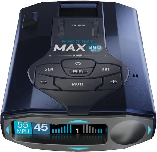Miniatura 16 de Detector de radar láser Escort MAX 360 - GPS, alertas direccionales, antena dual delantera y trasera, conectividad Bluetooth, alertas de voz