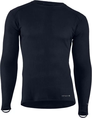Carhartt Hombres MBL113 Base Force® Capa Interior Clásica de Peso Medio Camiseta de Manga Corta Azul marino