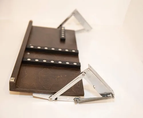 Miniatura 10 de Estante de almacenamiento de cuchillos Drop Block para debajo del gabinete - Pequeño, Negro Negro/Ébano