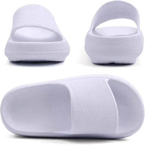 Miniatura 2 de WYSBAOSHU Sandalias deslizantes para niños y niñas, cómodas, antideslizantes, suela gruesa, para verano, ducha, piscina, playa, agua