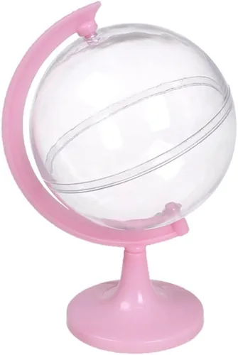 Miniatura 6 de 12 mini contenedores de caramelos de globo, cajas de plástico transparente para dulces, organizador de almacenamiento de dulces, estuche de dulces