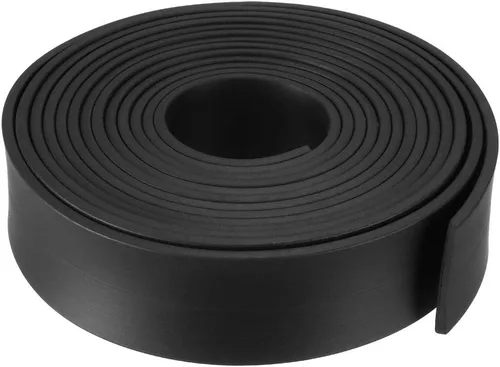 Miniatura 41 de uxcell Tira de sello de goma rectangular maciza, 0.197 in de ancho, 0.118 in de grosor, 3.3 ft de largo, color negro