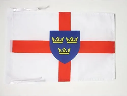Miniatura 346 de Bandera de México AZ FLAG, 45.7 x 30.5 cm, con cordones - Pequeñas banderas mexicanas de 30 x 45 cm - Bandera de 45.7 x 30.5 cm