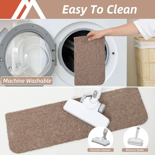 Miniatura 8 de Cosy Homeer - Alfombra antirresbalante para escaleras, de 30.0 x 8.0 in, para escalones de madera, alfombras para niños y perros, 100% poliéster, 15