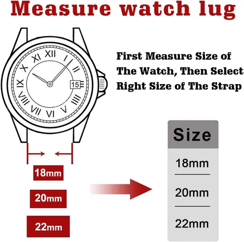 Miniatura 2 de Ritche Correa de cuero de liberación rápida para reloj Samsung Galaxy Watch 6, correa clásica de 1.693 in, 1.850 in, 1.575 in, 1.732 in, 0.709 in