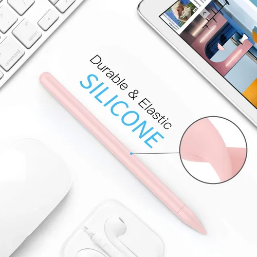 Miniatura 6 de MoKo Funda protectora de silicona para Apple Pencil de 2ª generación, funda protectora de silicona para Apple Pencil de 2ª generación y cubierta