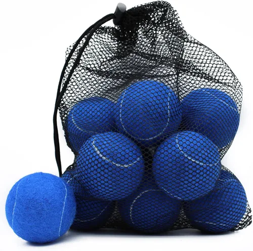 Magicorange Pelotas de tenis, paquete de 12 pelotas de tenis de entrenamiento avanzado, pelotas de práctica, vienen con bolsa de malla para un fácil