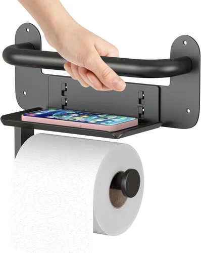 Miniatura 8 de VAEHOLD Soporte Autoadhesivo para Papel Higiénico Cocina Baño Soporte Adhesivo para Rollo de Inodoro Sin Perforaciones para Baño Adherible a Pared
