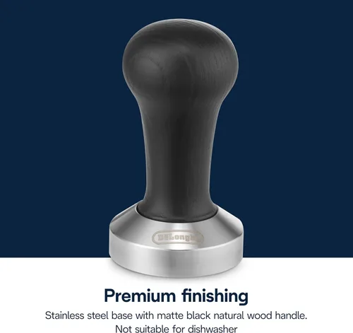 Miniatura 6 de De'Longhi DLSC080 - Tamper de café espresso de madera negra