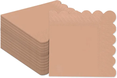 Miniatura 13 de qiqee Servilletas de cóctel Morandi Colors de 5 x 5 pulgadas, desechables, para bodas, cenas, fiestas de cumpleaños, postre, servilletas de papel 24