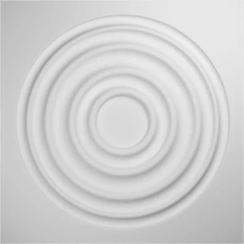 Miniatura 5 de Ekena Millwork WP20X20WDWH 19 5/8 pulgadas de ancho x 19 5/8 pulgadas de alto Wade EnduraWall Decorativo 3D Panel de pared cubre 2.67 pies cuadrados