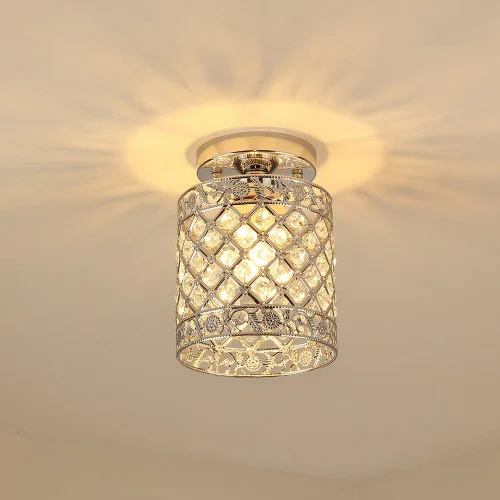 Miniatura 4 de Create For Life® Lámpara de Techo Empotrada de Cristal de Decoración Moderna de Estilo Mini Araña de Cristal Lámpara de Techo para Pasillo, Bar