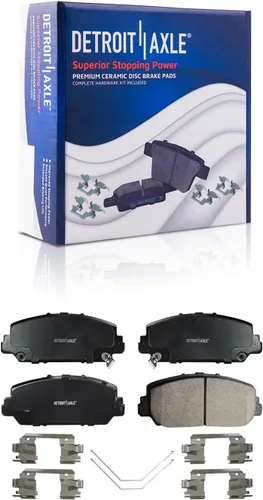 Miniatura 17 de Detroit Axle - Kit de freno trasero para Ford Explorer 2020-2025 2024-2025 Rotores de freno de disco Mustang Pastillas de freno de cerámica