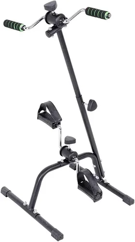 Mini brazo pierna ejercicio bicicleta de ejercicio pedal plegable para ancianos discapacitados, ciclo compacto estacionario peddler máquina