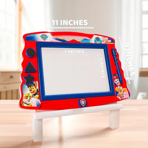 Miniatura 2 de Lollipop PAW Patrol Tablero de Dibujo Magnético con Lápiz y 3 Sellos, para Niños o Niñas (Azul)