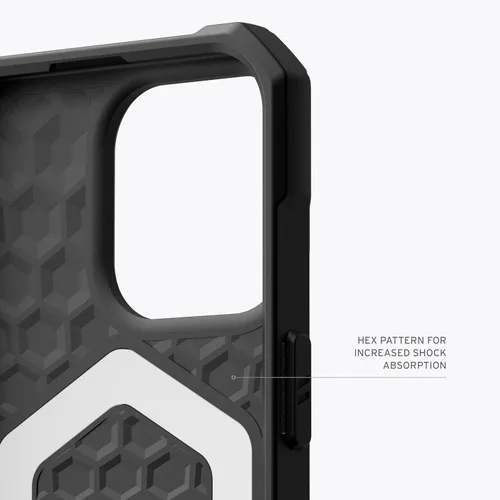 Miniatura 5 de URBAN ARMOR GEAR UAG - Funda compatible con iPhone 15 Pro de 6.1 pulgadas, Essential Armor negro, imán integrado compatible con carga MagSafe, funda