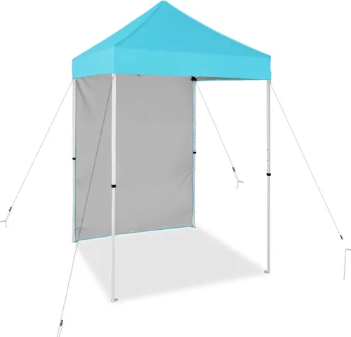 Miniatura 57 de EAGLE PEAK Toldo instantáneo de 5 x 5 con paneles de pared de 4 lados, pequeña tienda de campaña portátil desplegable con bolsa de transporte